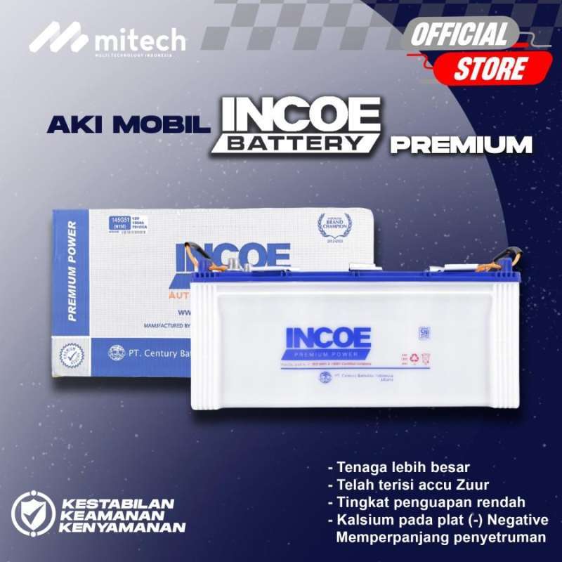 Jual Aki Genset Incoe Premium Astra N150 Aki Basah 12v / 150ah Di