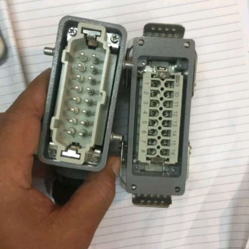 Promo CONNECTOR 16 PIN/INDUSTRIAL CONNECTOR HEAVY DUTY 16 PIN(MALE ...