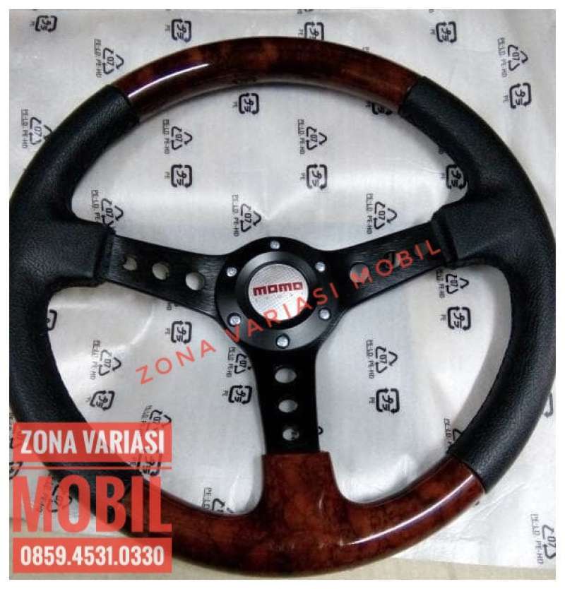 Promo Stir Steer setir Racing Mobil Universal Momo Model Kayu / Wood 14 ...