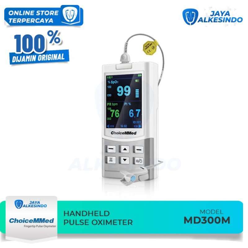 Promo Choicemmed Pulse Oximeter Md300M Oxymeter Handheld Diskon 17