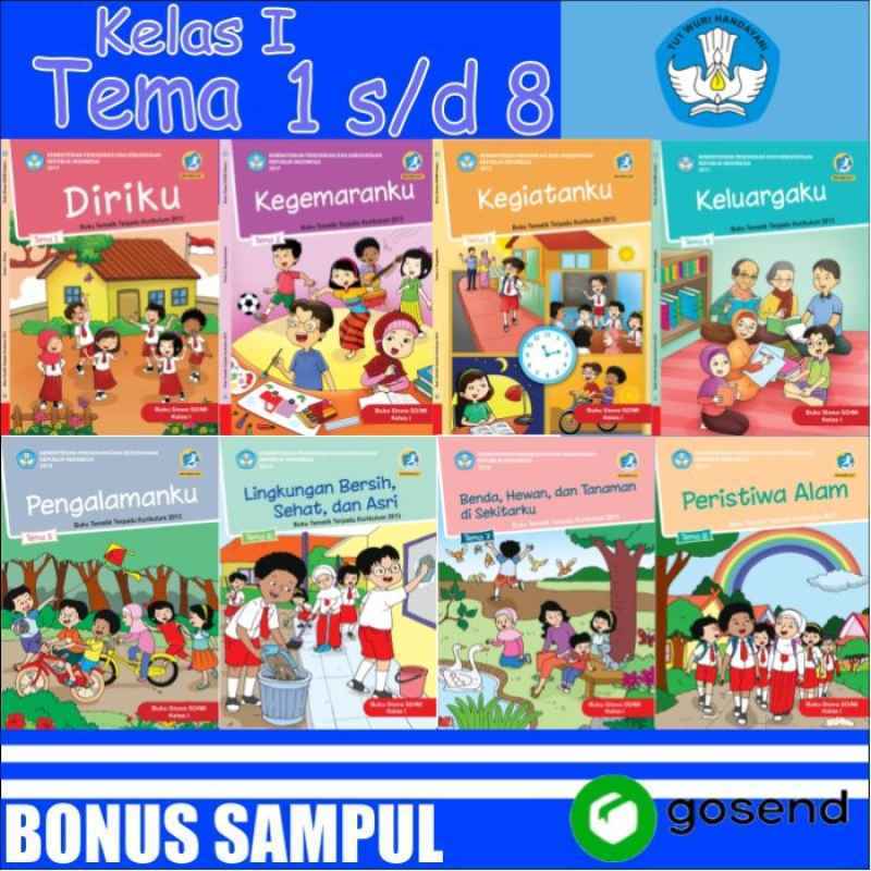 Promo Buku Tematik Tema Kelas 1 SD MI Tema 1 2 3 4 5 6 7 8 Semester 1 ...