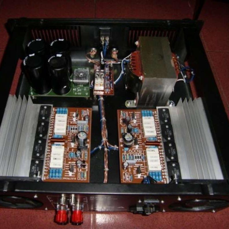 Jual power amplifier rakitan 600 watts ampli rakitan profesional out