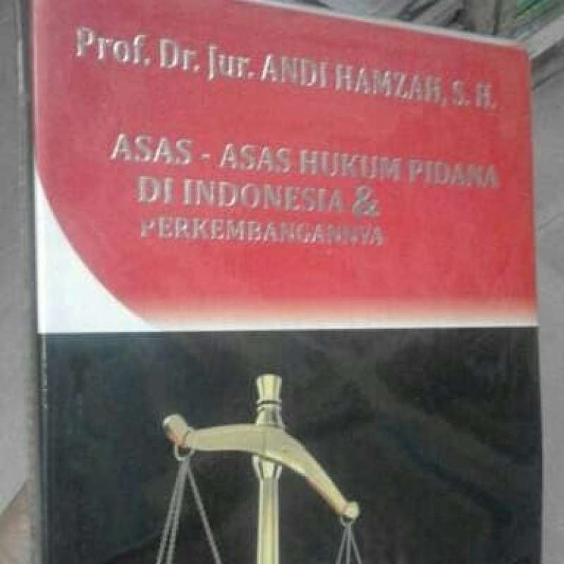Promo Asas Asas Hukum Pidana Dan Perkembangannya Andi Hamzah Diskon 23% ...