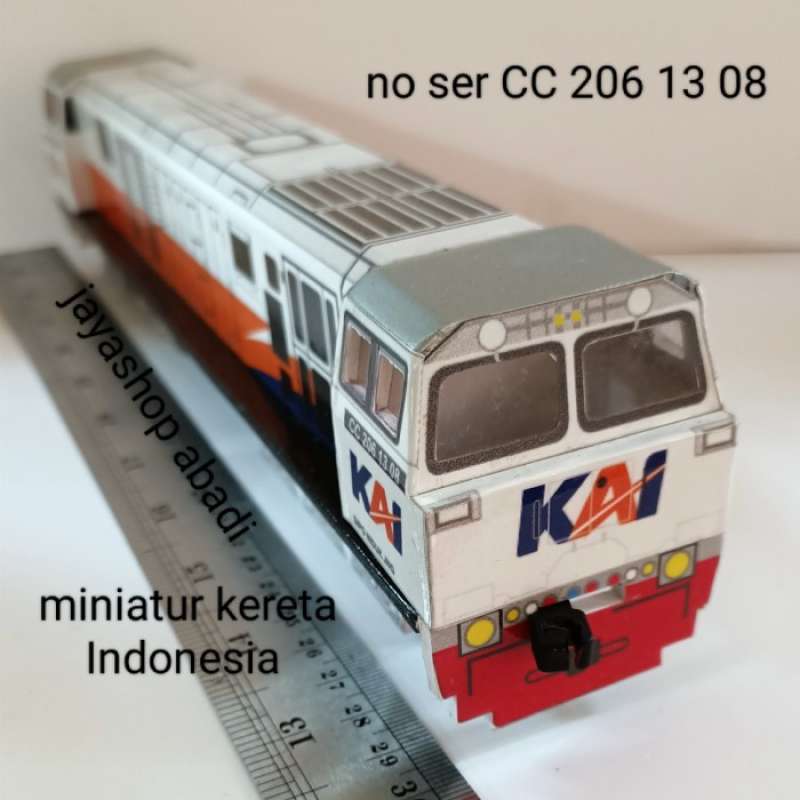 Promo kereta api miniatur Indonesia cc206 13 08 Diskon 33% di Seller ...
