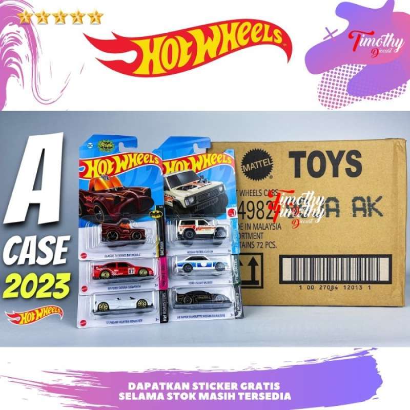 Promo Hot Wheels Kartonan Box Grosir Lote A 2023 Segel Original