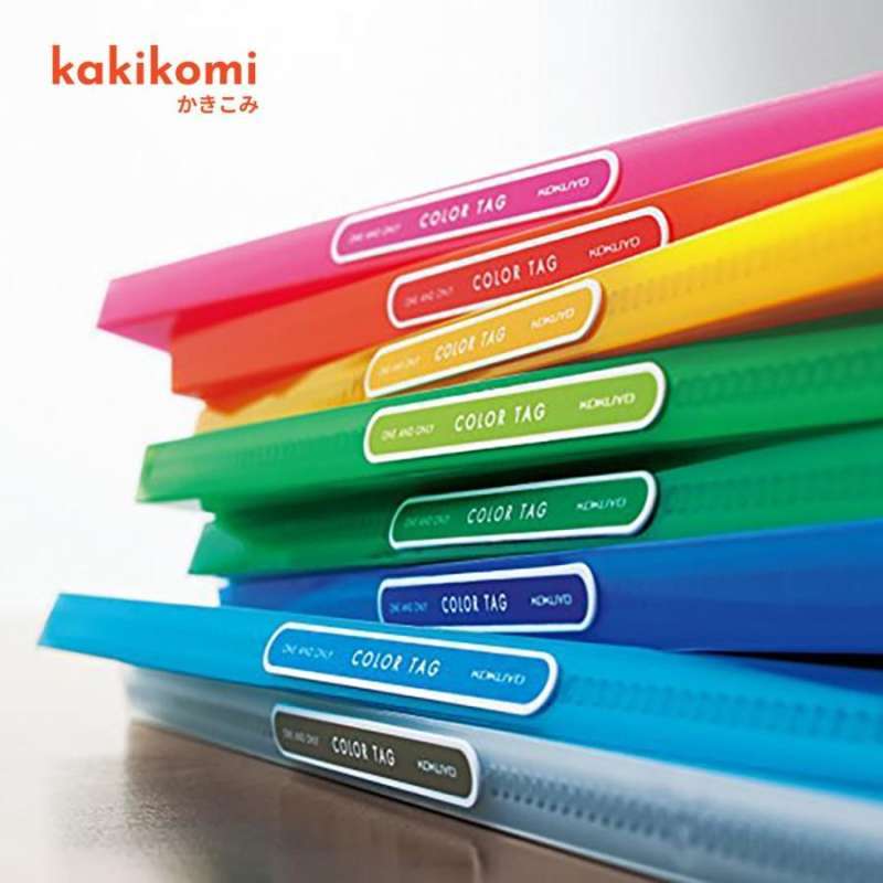 Jual Kokuyo ColorTag Clear Book Map File Folder Dokumen A4 40 Pocket di ...