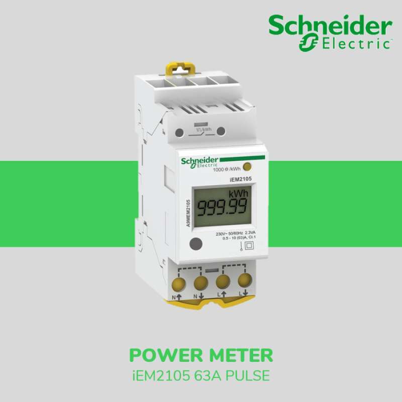Jual Schneider Electric KWh Power Meter iEM2105 63A Modbus A9MEM2105
