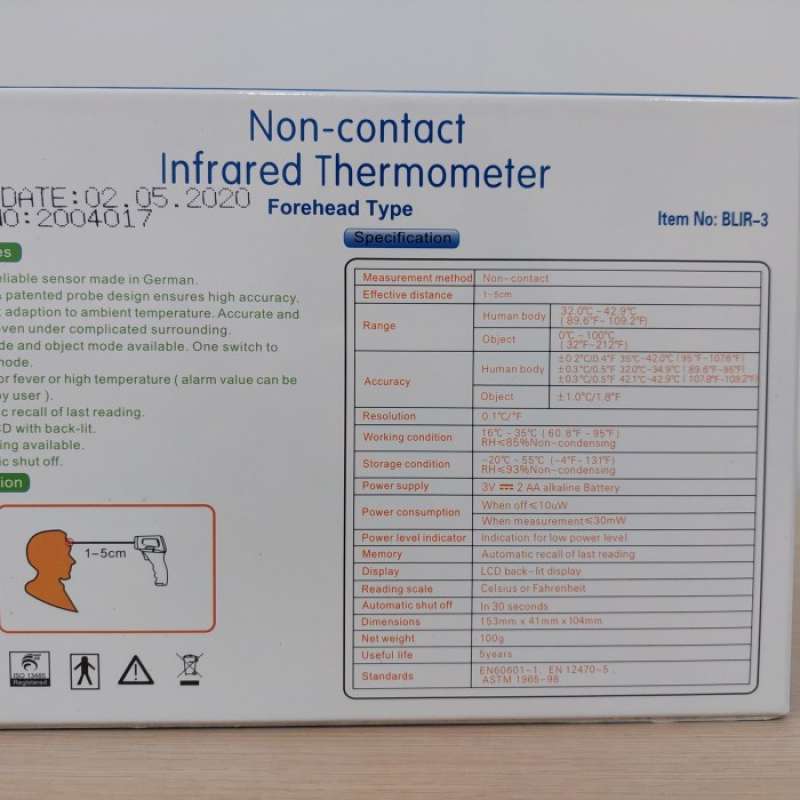 Promo Babyly Thermometer Infrared Diskon 23 Di Seller Jitsian Store