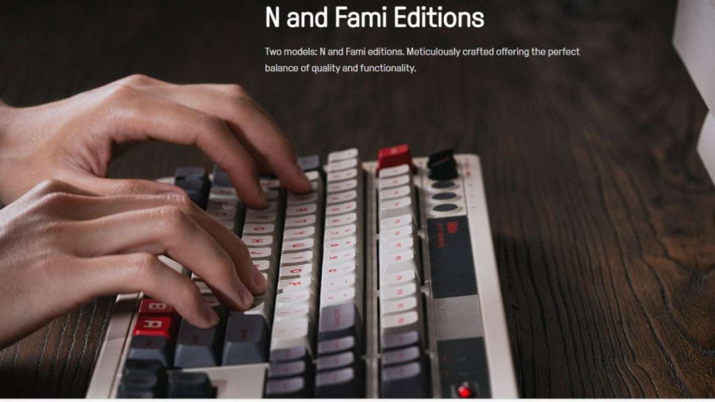 Promo 8bitdo Retro 108 Mechanical Keyboard For Windows Android. - Fami ...