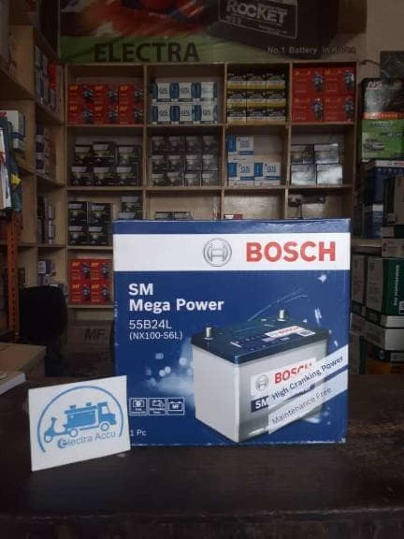 Promo Aki Mobil Nissan Grand Livina NS60L / 55B24L Bosch Accu Kering