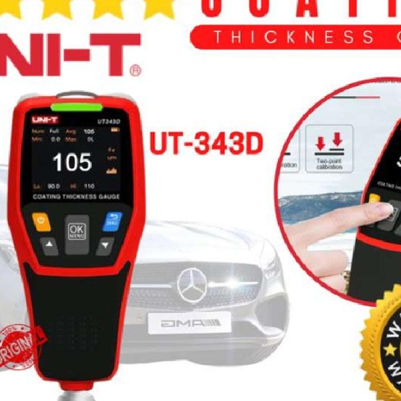 Promo UNI-T Coating Thickness Gauge Alat Ukur Ketebalan Cat UT343D ...