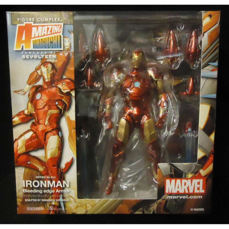 Promo Revoltech Amazing Yamaguchi Iron Man Ironman Bleeding Edge Armor