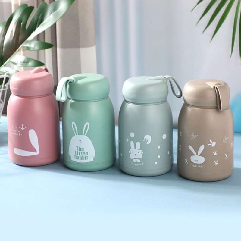 Jual Botol Minum Kaca Rabbit V2 SG33 Botol Simple Minimalis Warna Lucu ...