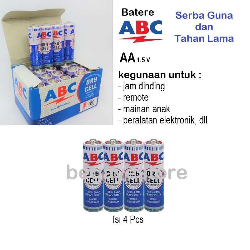 Jual Baterai Abc Biru Aa/a2 Di Seller Toko Begaye - Parung Jaya, Kota ...