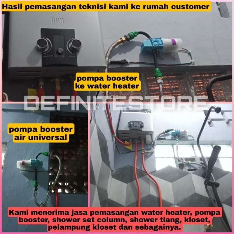 Promo PAKET INSTALASI WATER HEATER GAS LISTRIK HEMAT ARISTON MODENA NIKO Diskon 23 di Seller