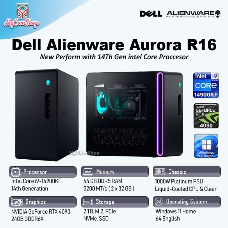 Jual Dell Alienware Aurora R16 Original Murah - Harga Diskon Juni 2024 ...