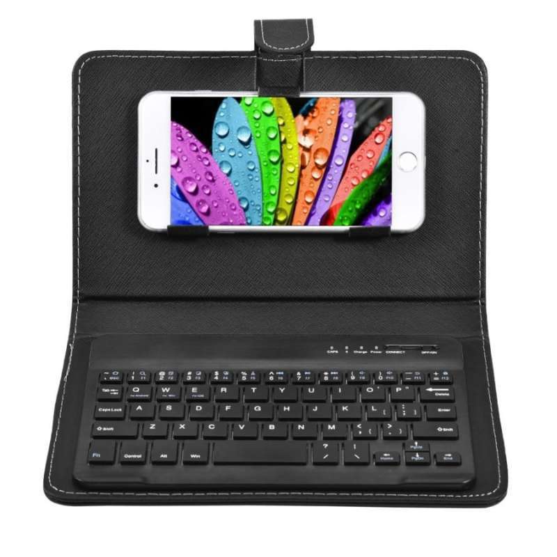 Mini Keyboard Phone Jual Keyboard Bluetooth Mini For Mobile Phone With Leather Case And ...