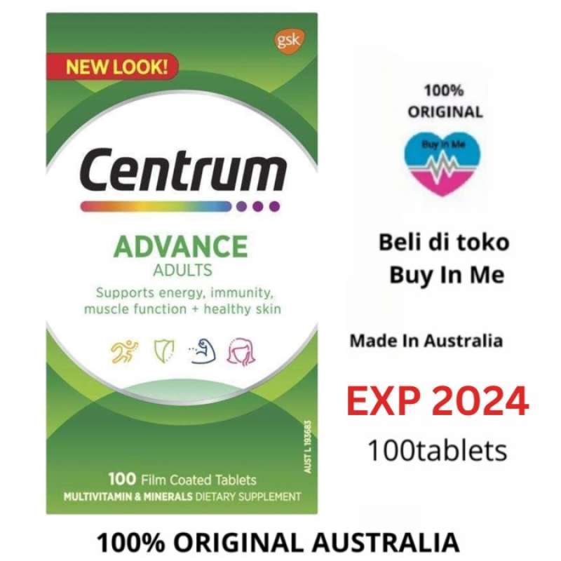 Promo Centrum Advance 100 Tablets Diskon 33% Di Seller Ksm Store ...