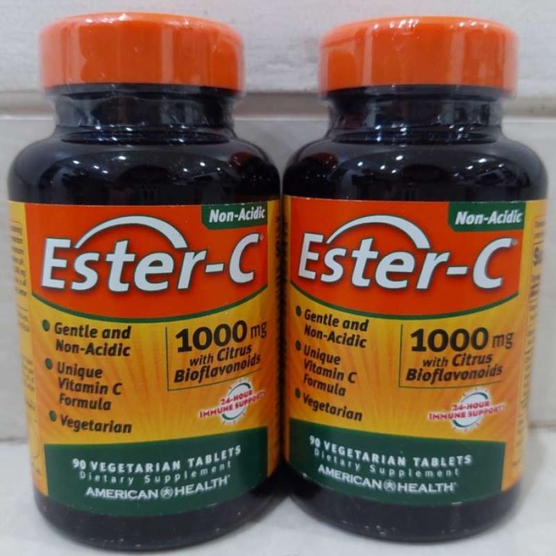 Promo Ester-C Vitamin C 1000mg Citrus Bioflavonoid ( 90 Tablet ) Non ...