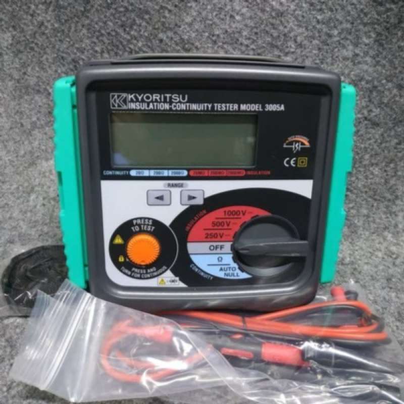 Promo Kyoritsu Megger Test Electric Insulation Tester 3005A Diskon 23