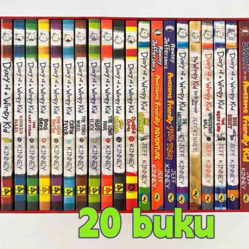 Promo DIARY OF A WIMPY KID BOX SET - - 20 Books Diskon 50% di Seller TK ...