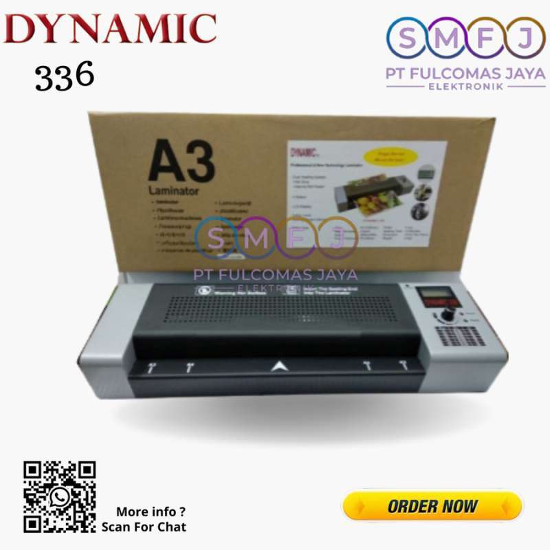 Jual DYNAMIC 336 Mesin Laminating Kertas A4 A3 GARANSI RESMI di