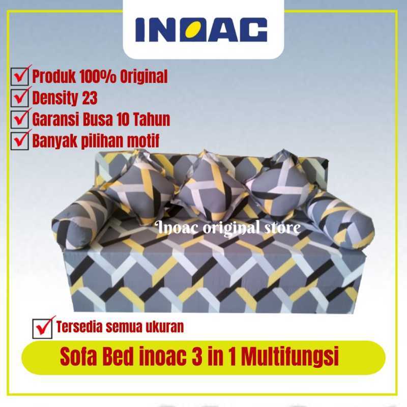 Jual Sofa Bed Inoac EPV D16 GAransi Anti Kempes 5 Tahun Tebal 20cm Ready Semua Ukuran 140 X