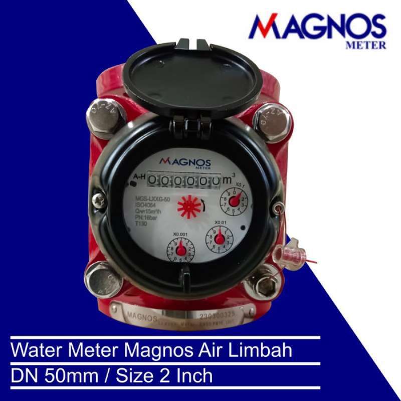 Promo Water Meter Magnos Air Limbah Dn 50mm / Size 2 Inch Diskon 9% Di ...