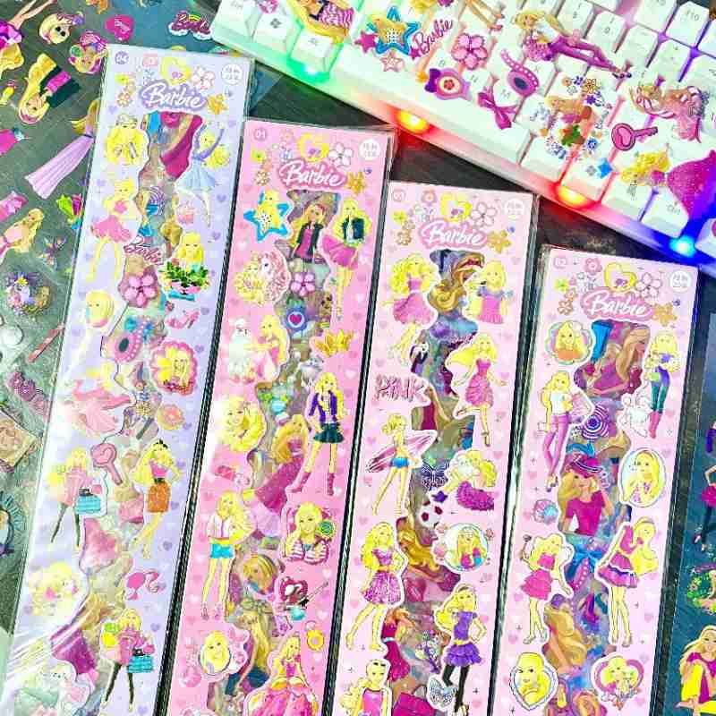 Promo Sticker Barbie Panjang Sticker Viral Barrbie Label Buku Diary Isi ...