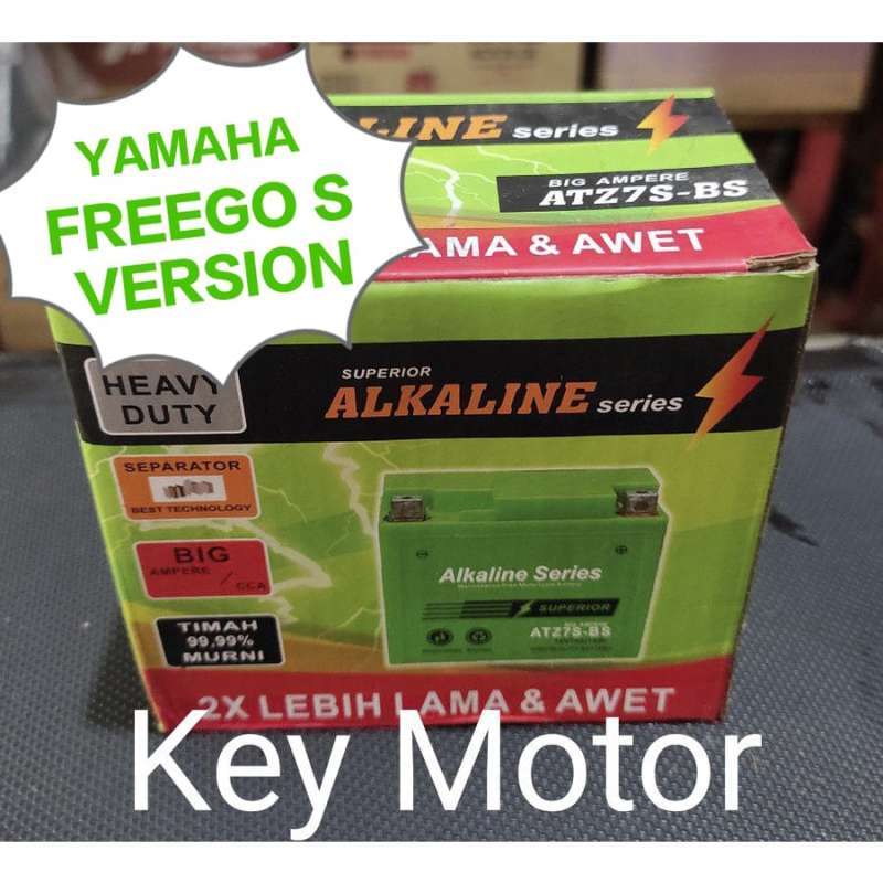 Jual Aki / Accu Kering Alkaline Alkalin Series Motor Yamaha Freego S