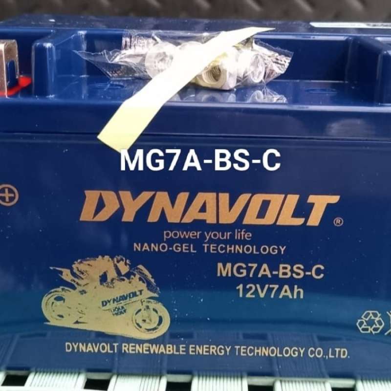 Promo Aki Motor Benelli Evo Motobi 200cc Dynavolt Nano Gel Mg7a-bs-c