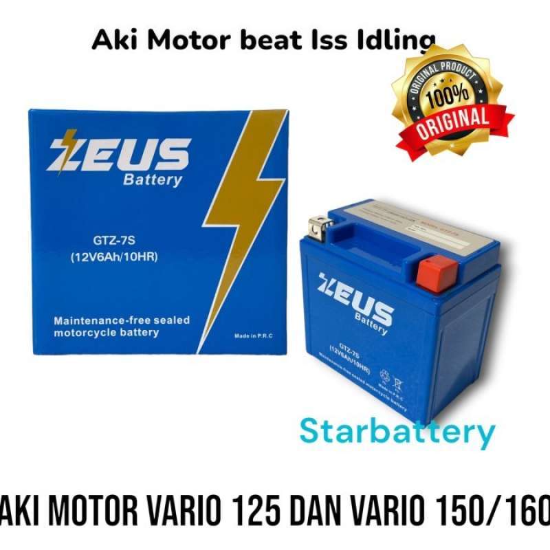 Promo Aki Motor Honda Adv 150 Adventure 150 Gtz 7s Zeus Aki Kering