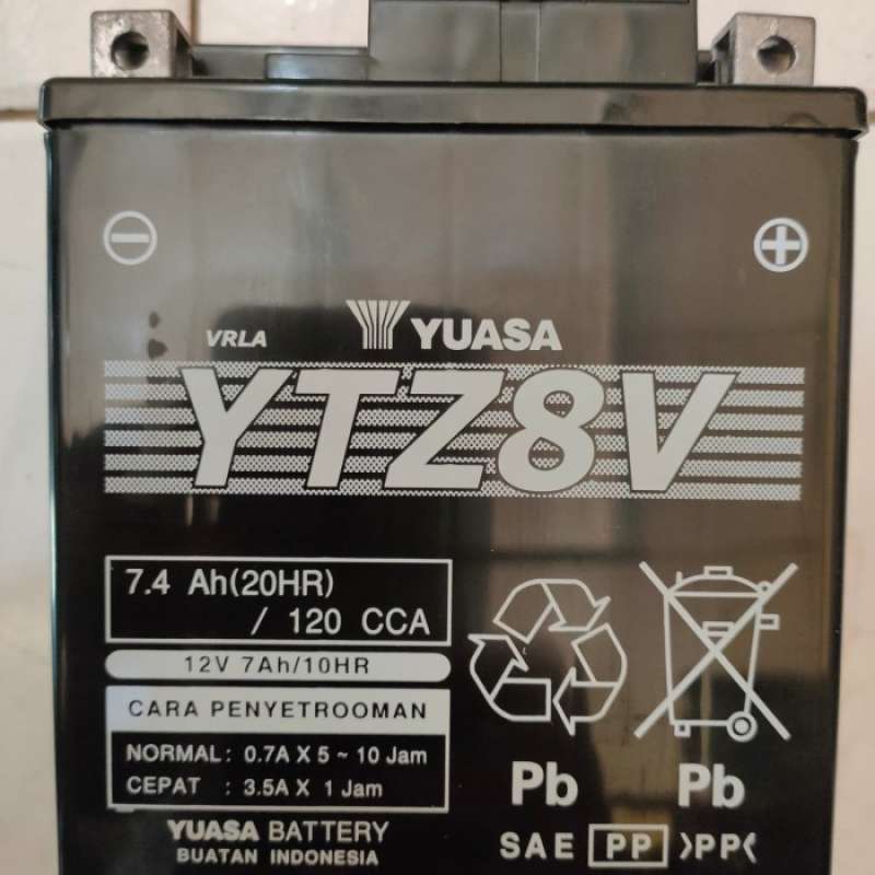 Promo Aki Motor Honda Cbr 250 Crf Rally Yuasa Ytz8v Diskon 33% Di