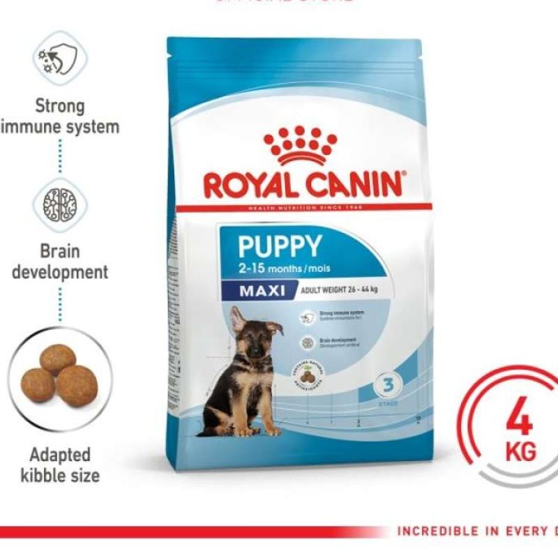 Royal canin puppy maxi 4kg hotsell