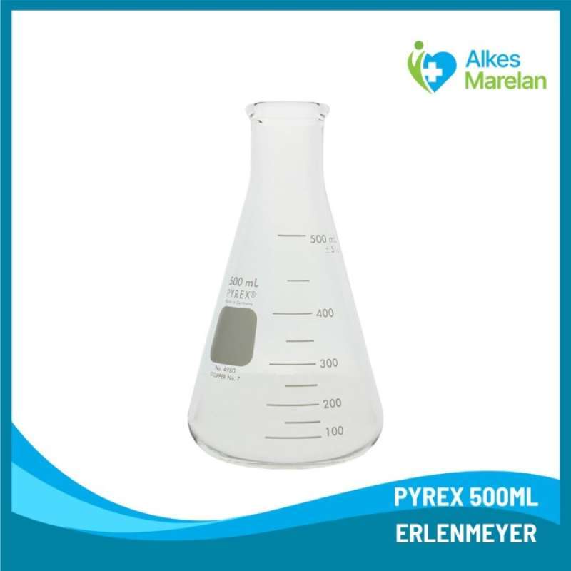 Jual Pyrex - Erlenmeyer Pyrex 50ml , 100ml , 250ml , 500ml , 1000ml Di ...