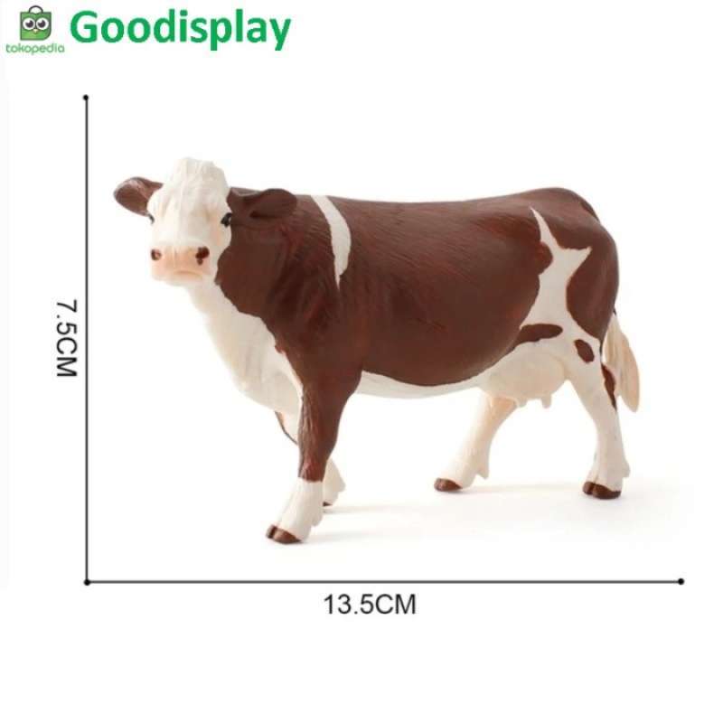 Mainan Sapi Jual Mainan Pajangan Model Hewan Animal Sapi Simmental Cow Cattle Di ...