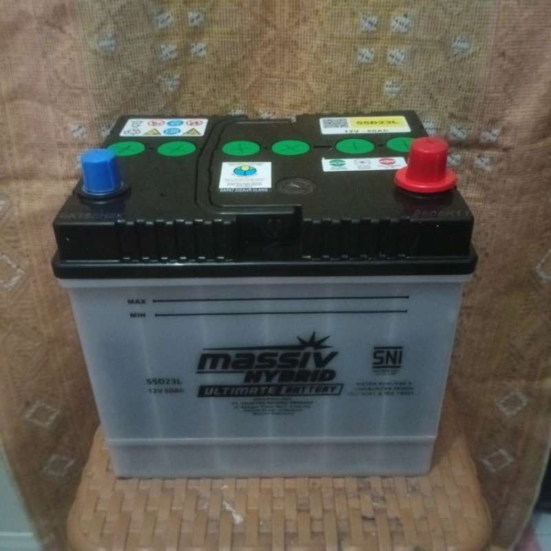 Promo Aki 55d23l Basah Hybrid 12v 60ah Gs Incoe Gold Yuasa Fb Amaron