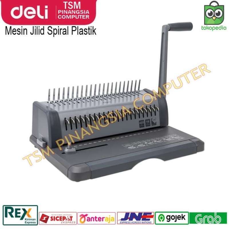 Promo Deli E3873 / E 3873 Mesin Binding Mesin Jilid Spiral Plastik