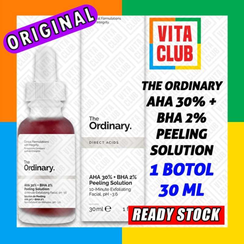 Jual The Ordinary Aha 30% + Bha 2% Peeling Solution - 30ml Di Seller ...
