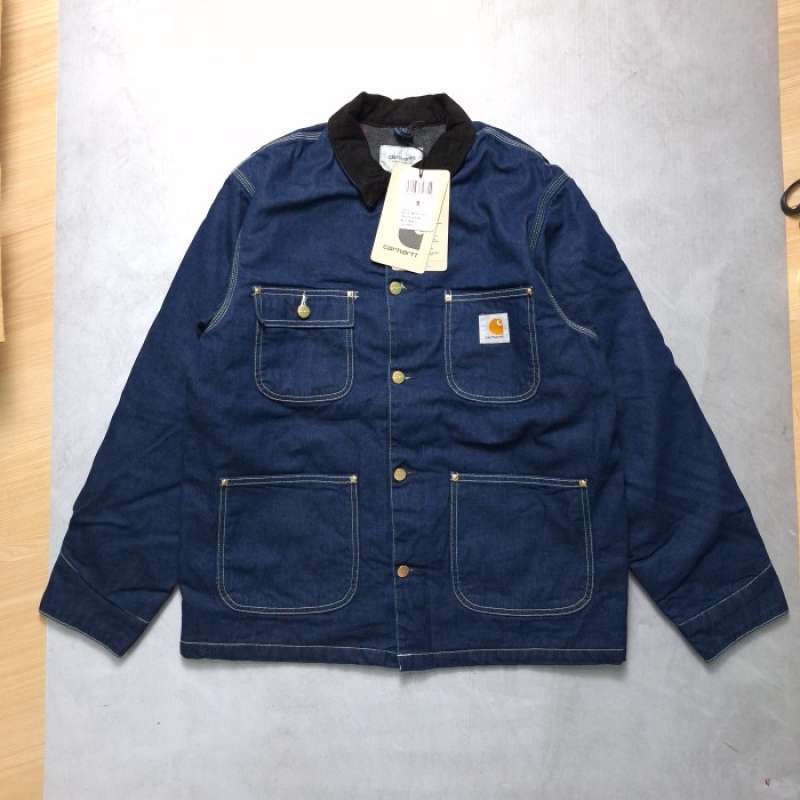 Jual Carhartt Wip Og Chore Coat Blue Black One Wash Original Di Seller Aghanim Cengkareng Timur Kota Jakarta Barat Blibli