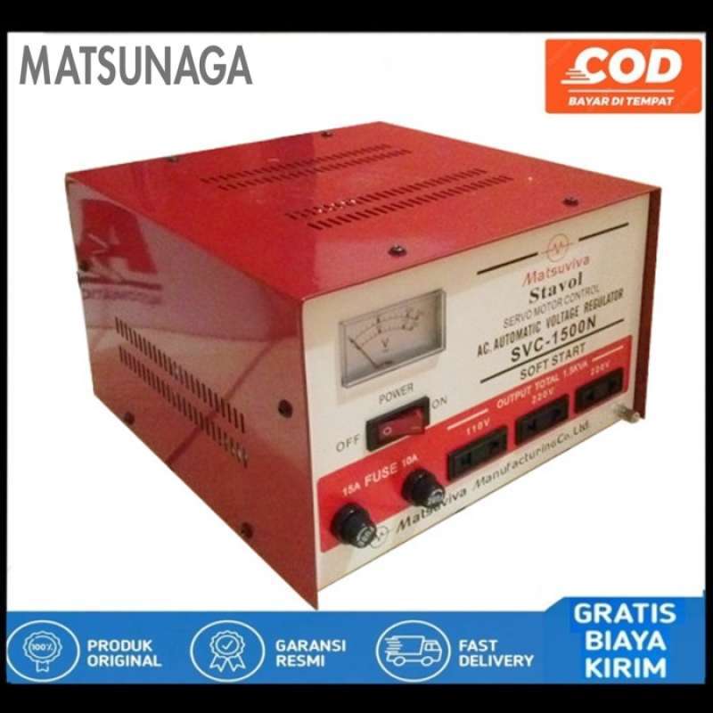 Promo Stavol Stabilizer Matsunaga 1500w - Alat Penstabil Voltage ...
