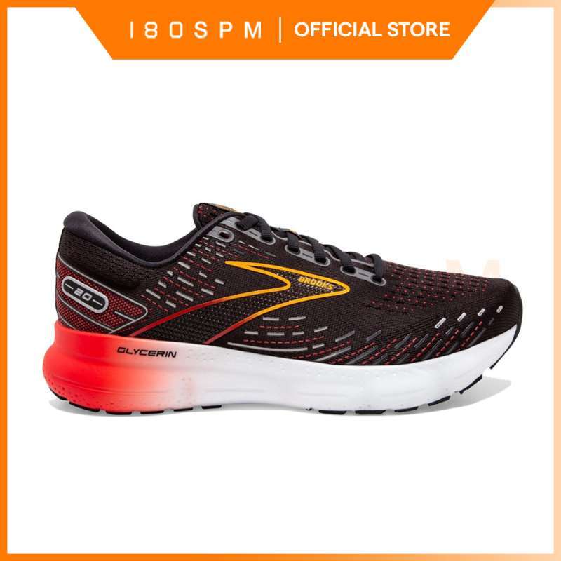 Sepatu Lari Red Brooks Shoes BROOKS Shoes Glycerin 20 Men Sepatu