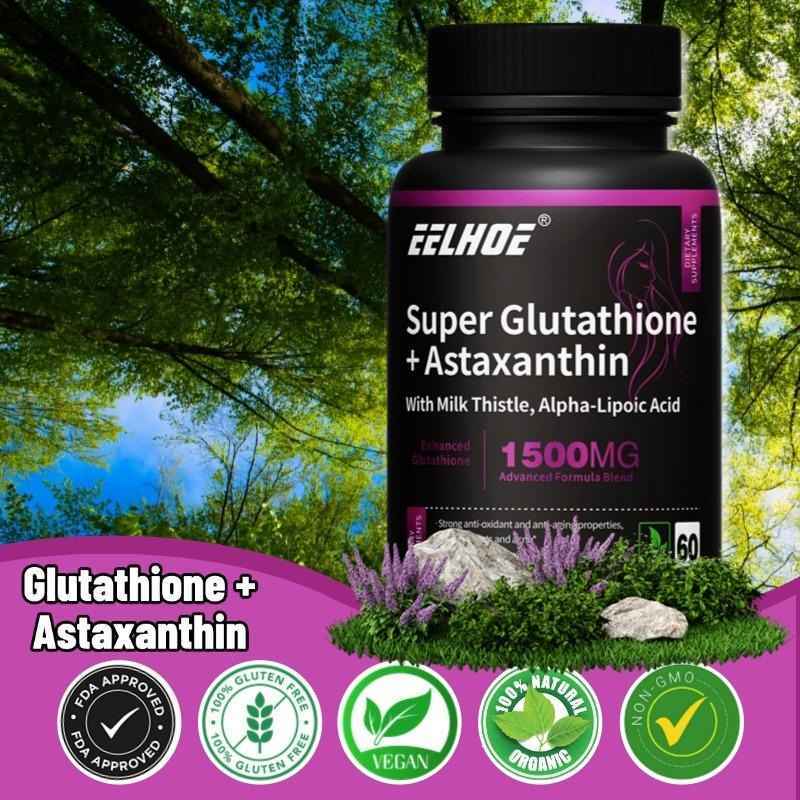 Jual Eelhoe Usa Super Glutathione + Astaxanthin 1500mg 60 Capsule Anti  Aging Support Di Seller Limitless Gym Store - Dauh Puri Klod Atau Kelod,  Kota Denpasar