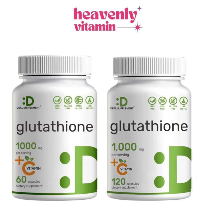 deal supplement glutathione review (1,000 mg) + Vitamin C - 120 capsules Glutathione: Pharmacist Reviews Supplement for