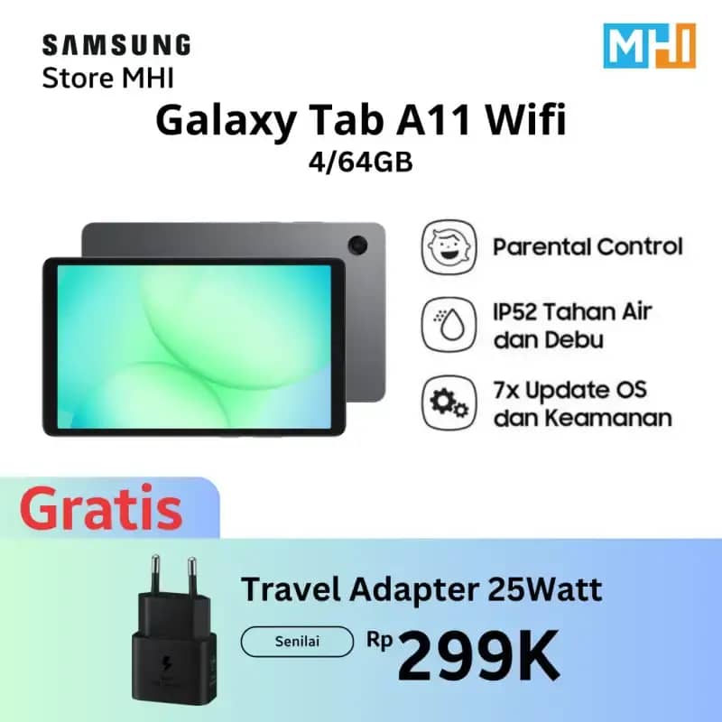 Samsung Galaxy A11 4/64GB LTE/WIFI, Original, Garansi Resmi