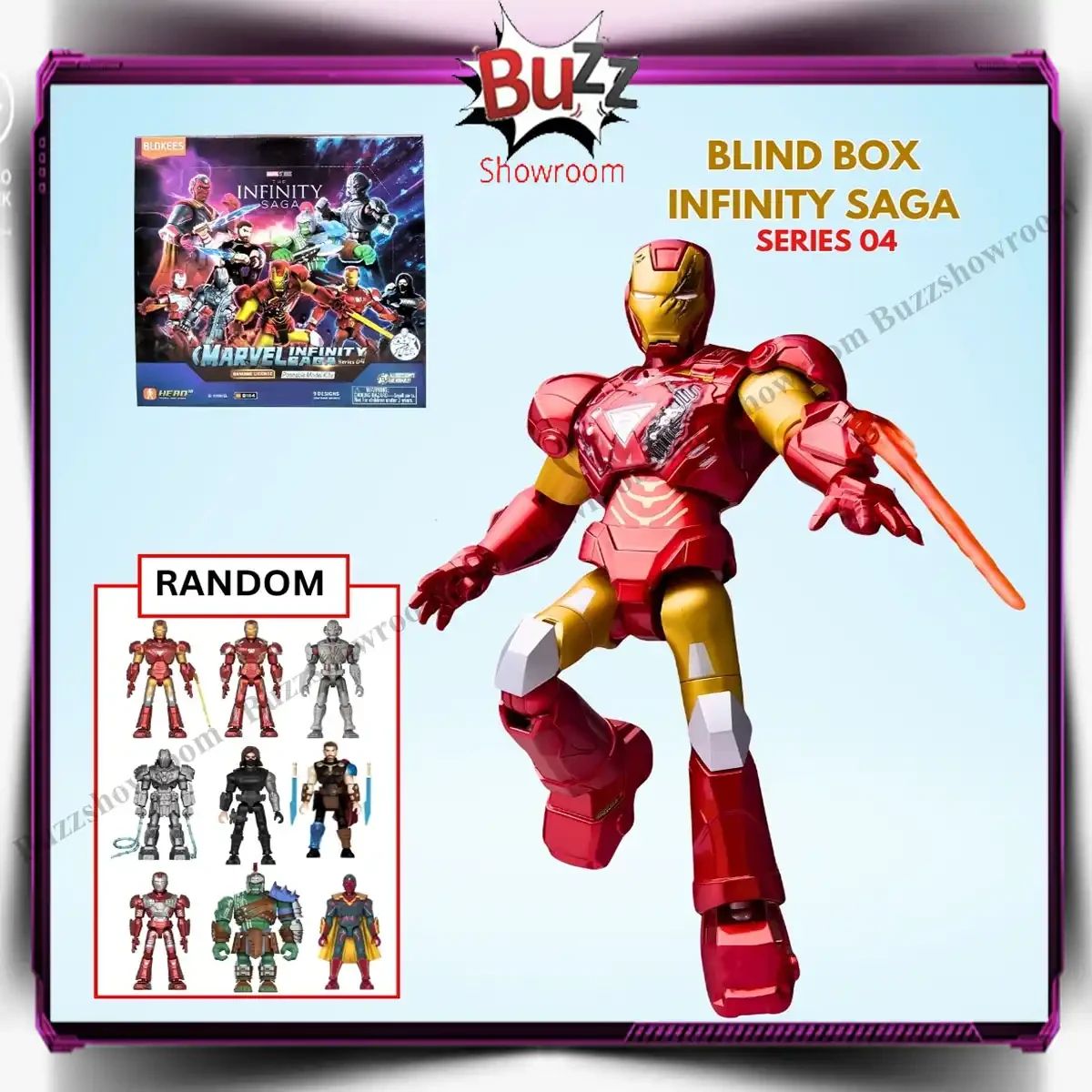 Promo Blokees Blind Box Marvel The Infinity Saga Series 04