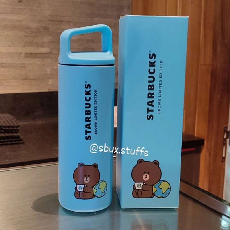 Promo Starbucks Tumbler Line Friends Brown Earth Day Limited Edition