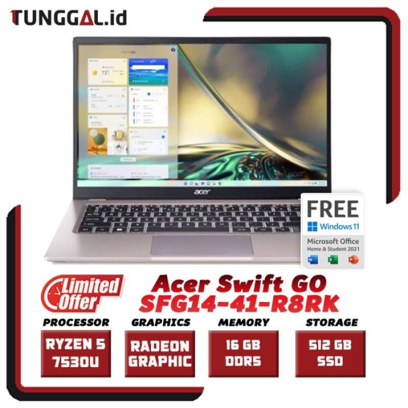 Swift R9yr Acer Swift Go 14 Rose - 🔥 Harga & Spesifikasi Terbaru Desember 2025