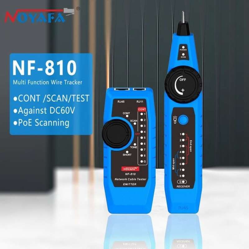 Jual Noyafa NF810 Network & Telephone Cable Tracker with Wire Map