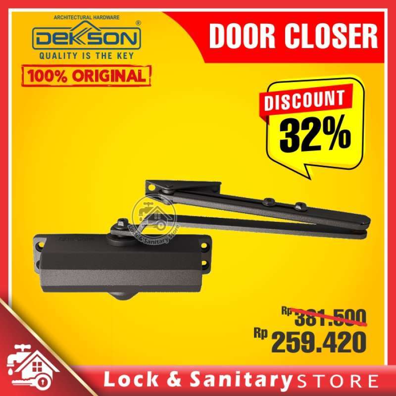 Promo Door Closer DEKKSON DCL 300 NHO BA Penahan Pintu Penutup Pintu